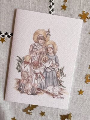 Pack de 8 Christmas- Sagrada familia