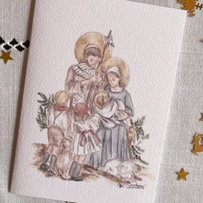 Pack de 8 Christmas- Sagrada familia