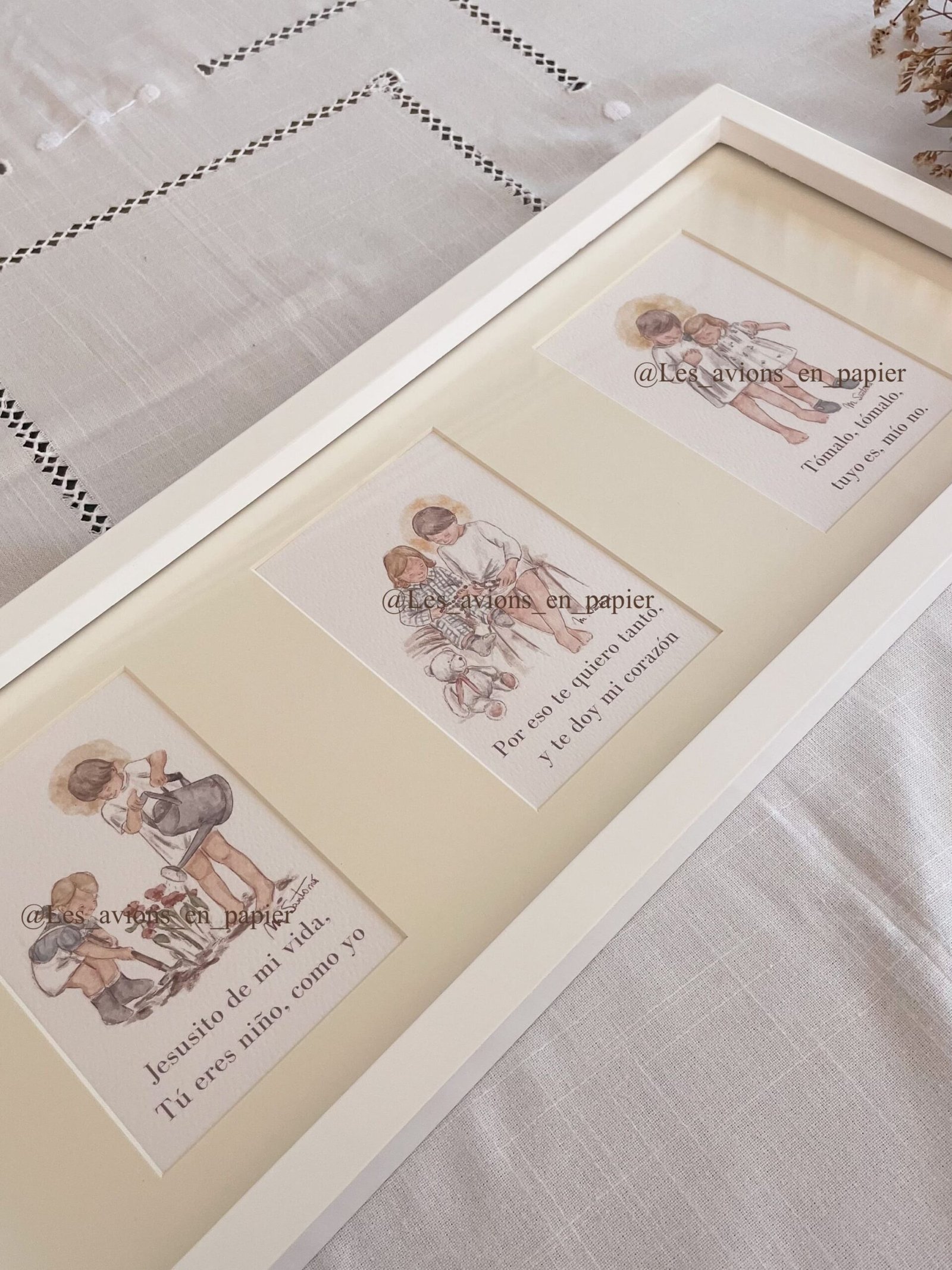 Cuadro Jesusito de mi vida- niña - Imagen 3