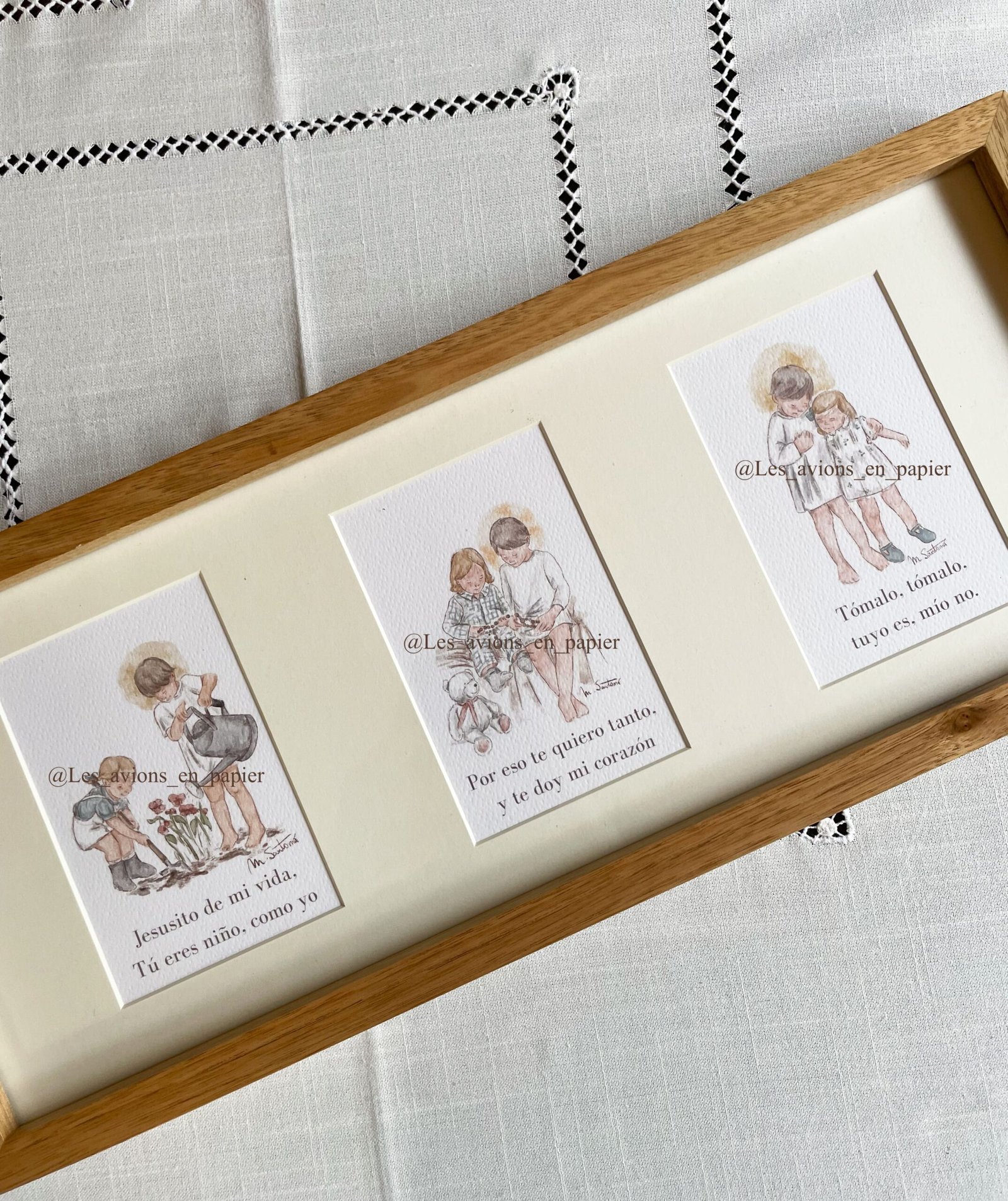 Cuadro Jesusito de mi vida- niña - Imagen 2