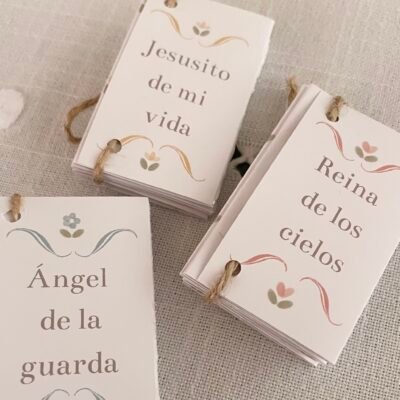 Mini libritos de oraciones