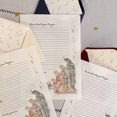 Cartas a los Reyes Magos – Set de 3 modelos con sobres forrados