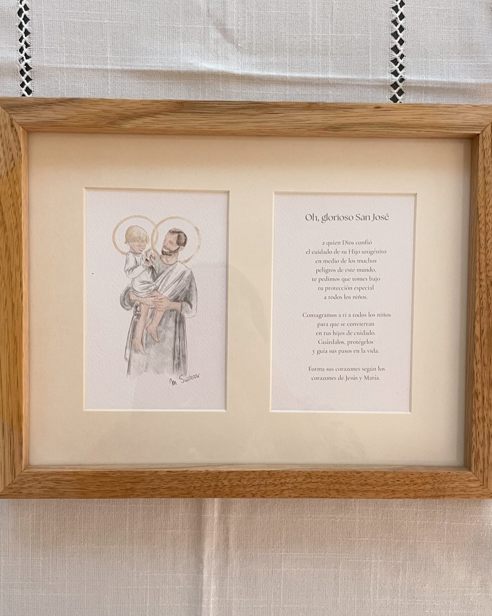 Cuadro San José- Oración - Imagen 2