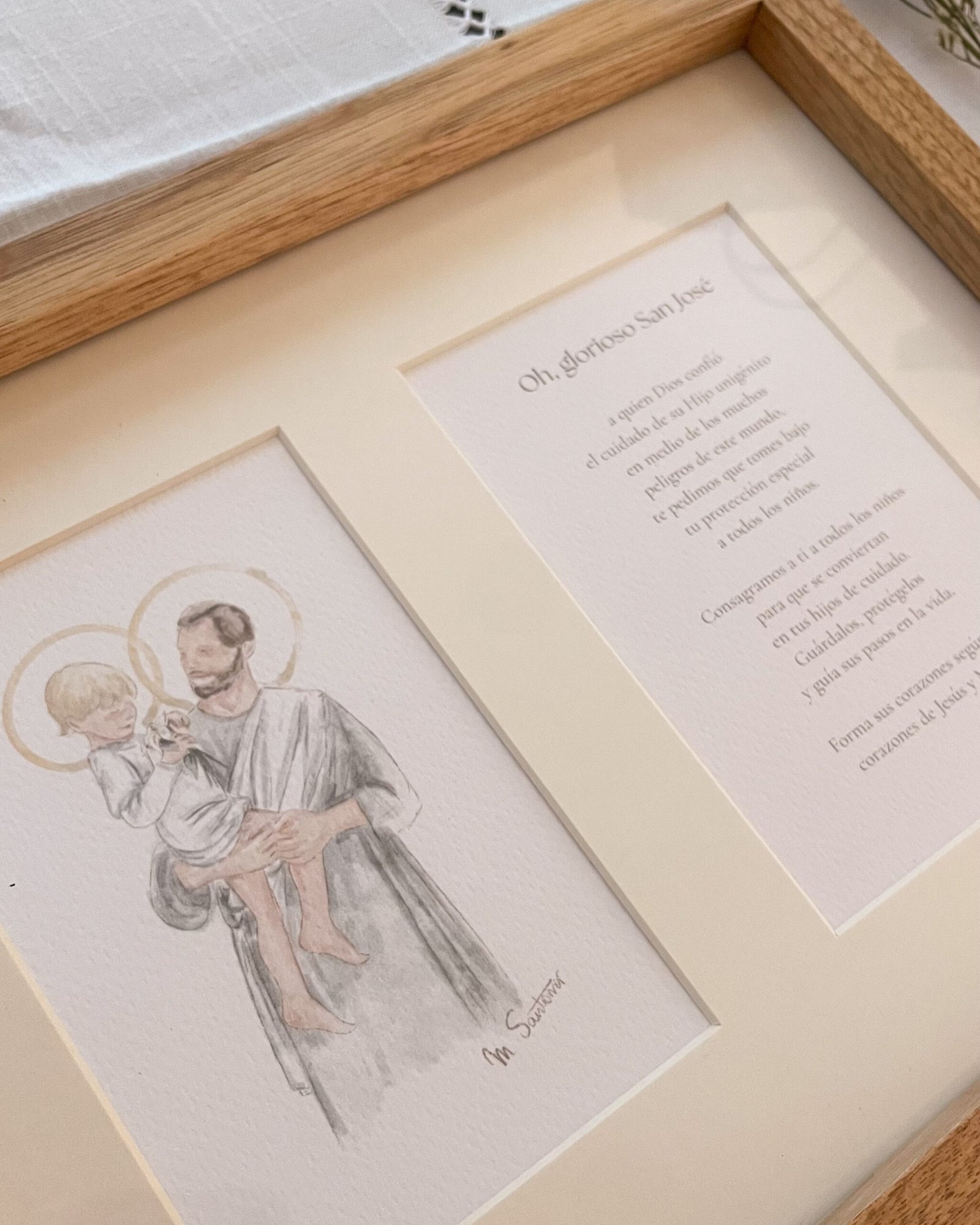Cuadro San José- Oración